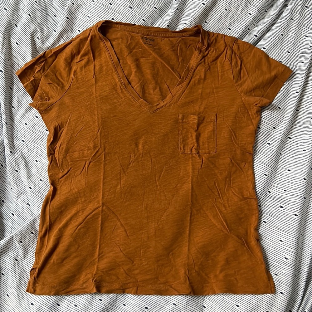Madewell V Neck Shirt Size Small